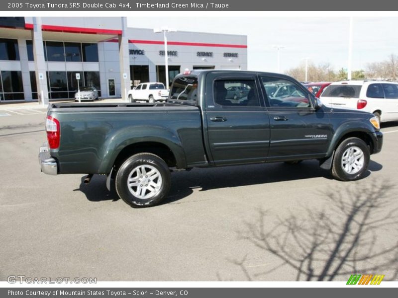 Timberland Green Mica / Taupe 2005 Toyota Tundra SR5 Double Cab 4x4