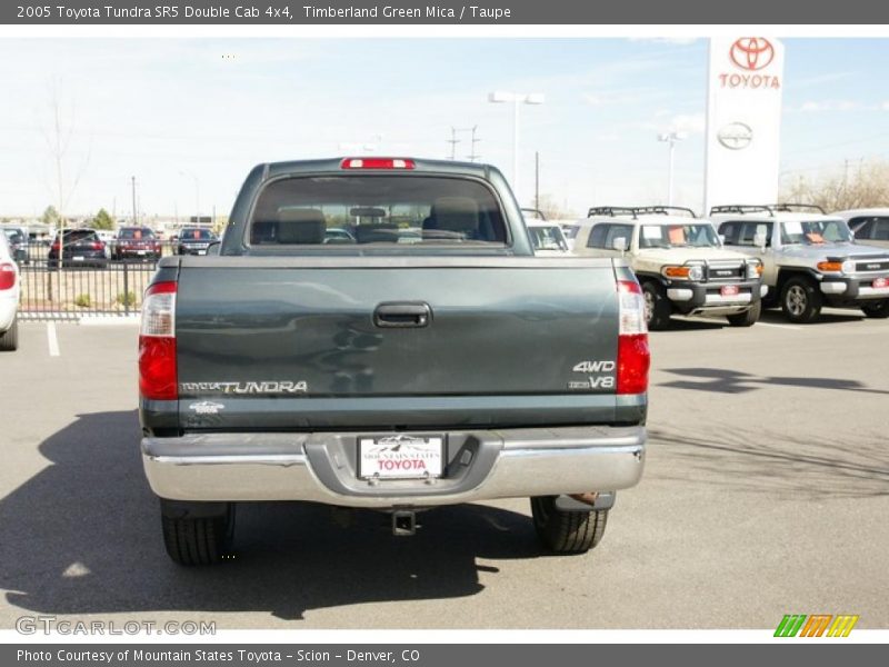 Timberland Green Mica / Taupe 2005 Toyota Tundra SR5 Double Cab 4x4