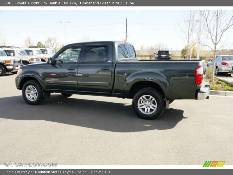 Timberland Green Mica / Taupe 2005 Toyota Tundra SR5 Double Cab 4x4