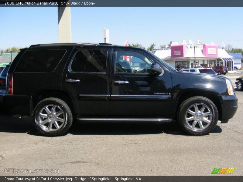 Onyx Black / Ebony 2008 GMC Yukon Denali AWD