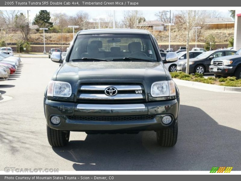 Timberland Green Mica / Taupe 2005 Toyota Tundra SR5 Double Cab 4x4