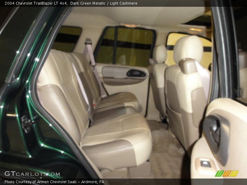 Dark Green Metallic / Light Cashmere 2004 Chevrolet TrailBlazer LT 4x4