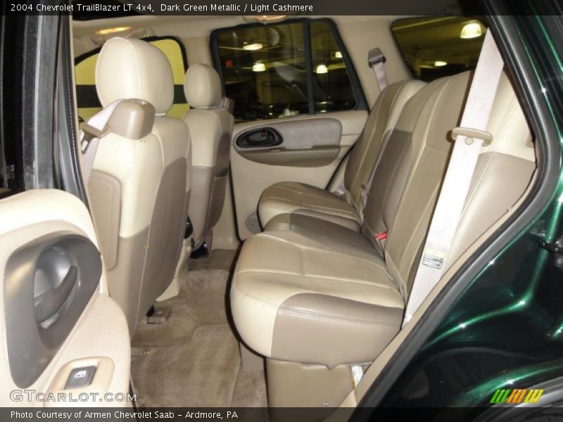 Dark Green Metallic / Light Cashmere 2004 Chevrolet TrailBlazer LT 4x4