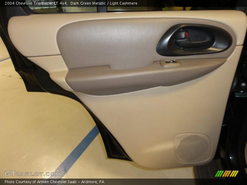 Dark Green Metallic / Light Cashmere 2004 Chevrolet TrailBlazer LT 4x4