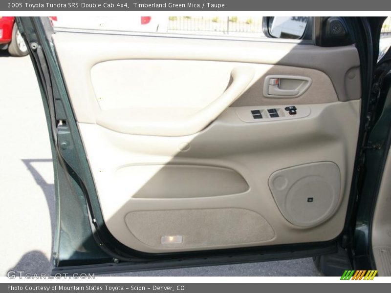 Timberland Green Mica / Taupe 2005 Toyota Tundra SR5 Double Cab 4x4