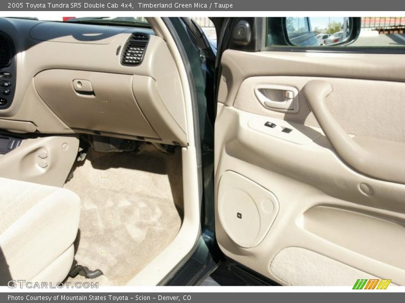 Timberland Green Mica / Taupe 2005 Toyota Tundra SR5 Double Cab 4x4