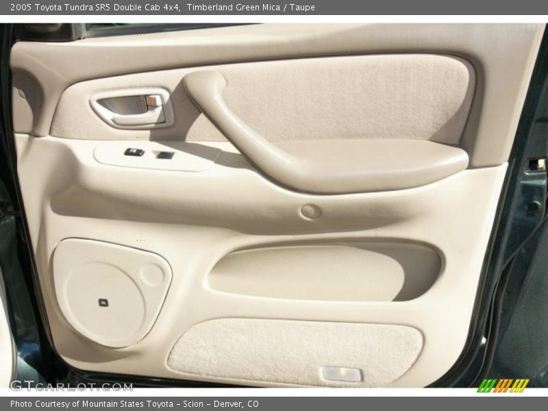 Timberland Green Mica / Taupe 2005 Toyota Tundra SR5 Double Cab 4x4