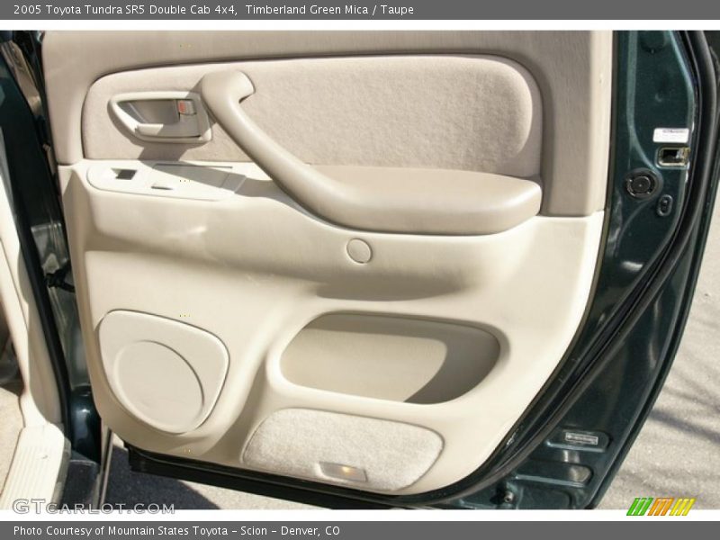 Timberland Green Mica / Taupe 2005 Toyota Tundra SR5 Double Cab 4x4