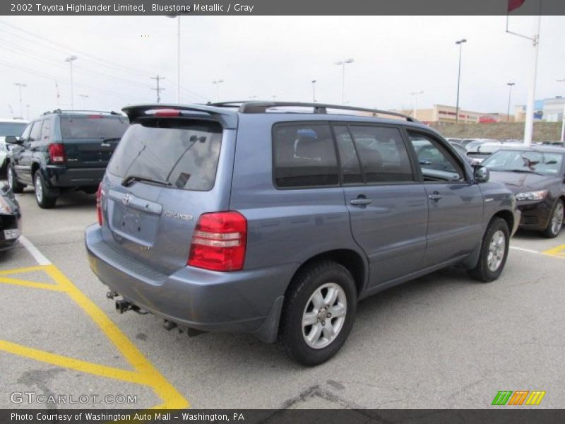 Bluestone Metallic / Gray 2002 Toyota Highlander Limited