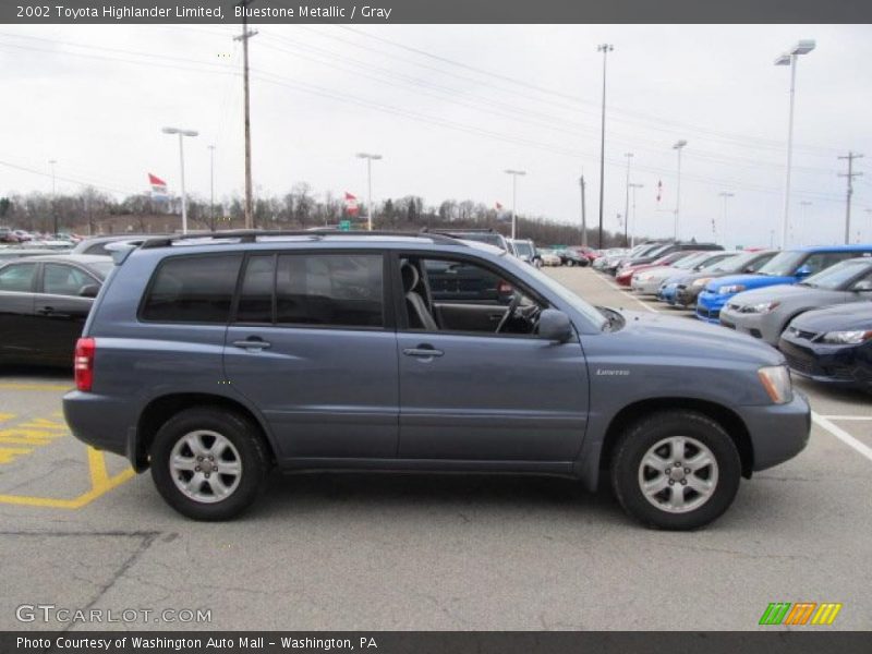 Bluestone Metallic / Gray 2002 Toyota Highlander Limited