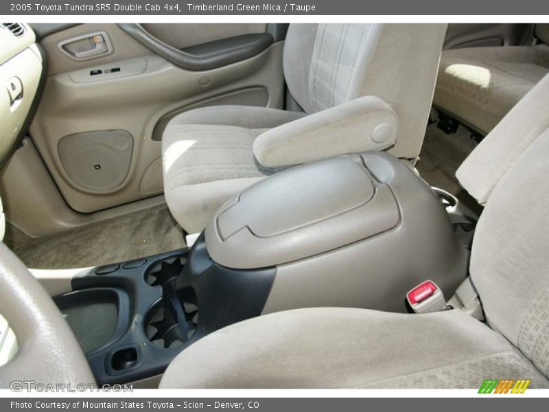 Timberland Green Mica / Taupe 2005 Toyota Tundra SR5 Double Cab 4x4