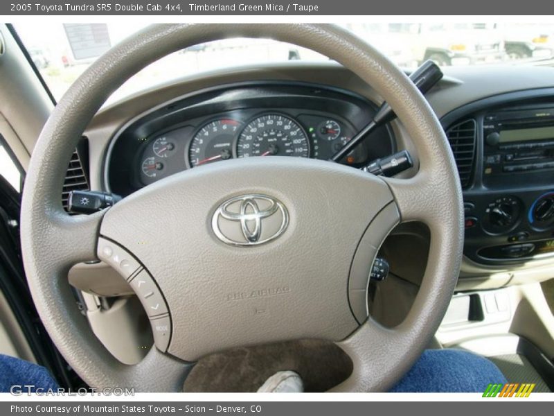 Timberland Green Mica / Taupe 2005 Toyota Tundra SR5 Double Cab 4x4