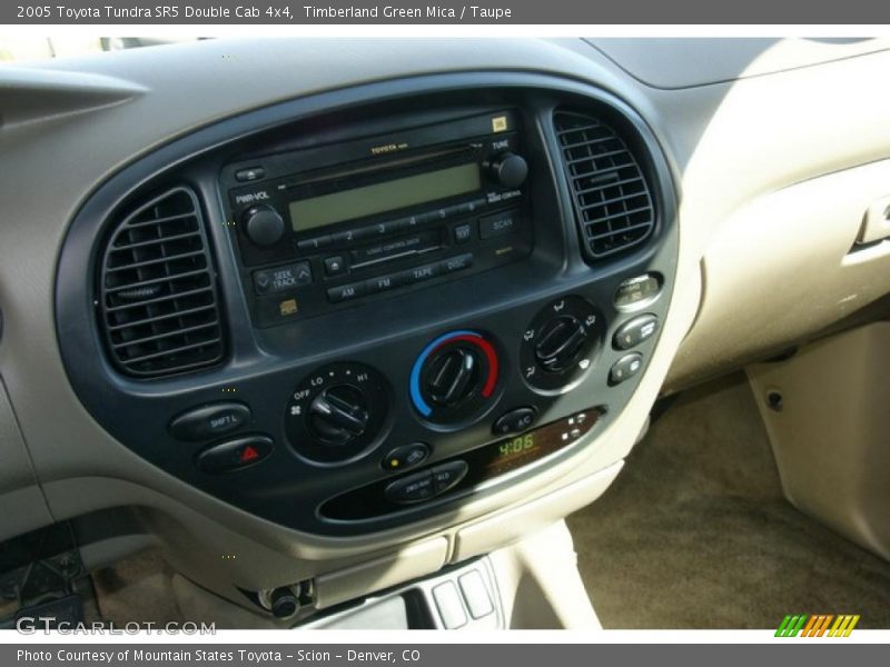 Timberland Green Mica / Taupe 2005 Toyota Tundra SR5 Double Cab 4x4