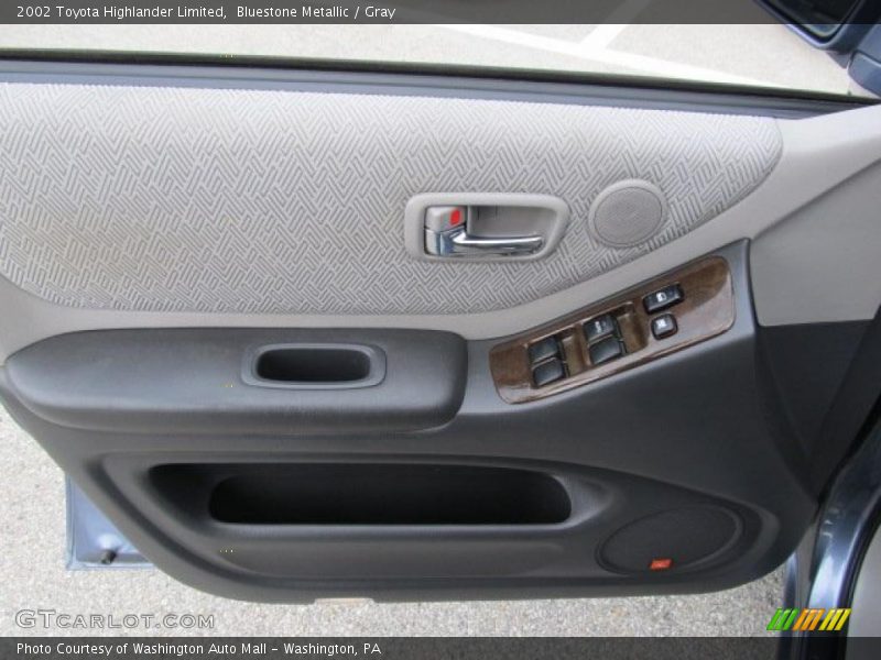 Bluestone Metallic / Gray 2002 Toyota Highlander Limited
