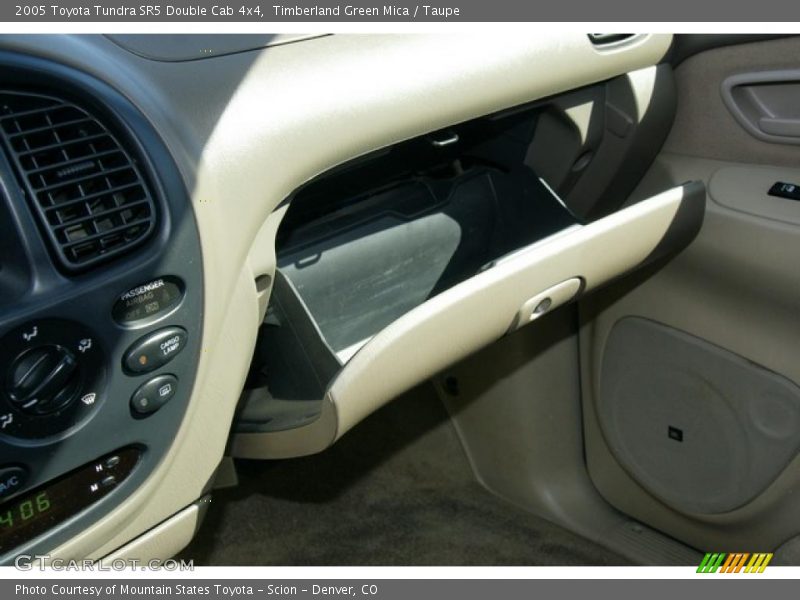Timberland Green Mica / Taupe 2005 Toyota Tundra SR5 Double Cab 4x4