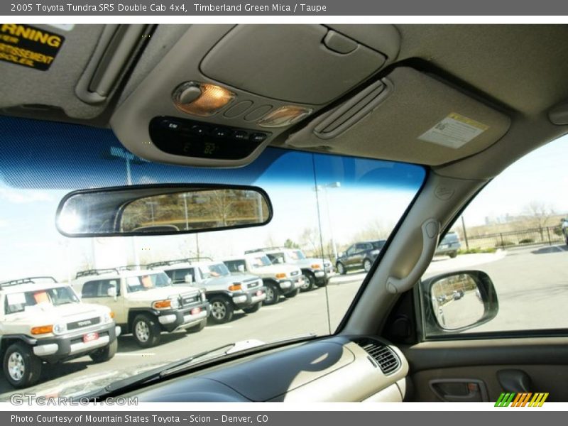 Timberland Green Mica / Taupe 2005 Toyota Tundra SR5 Double Cab 4x4