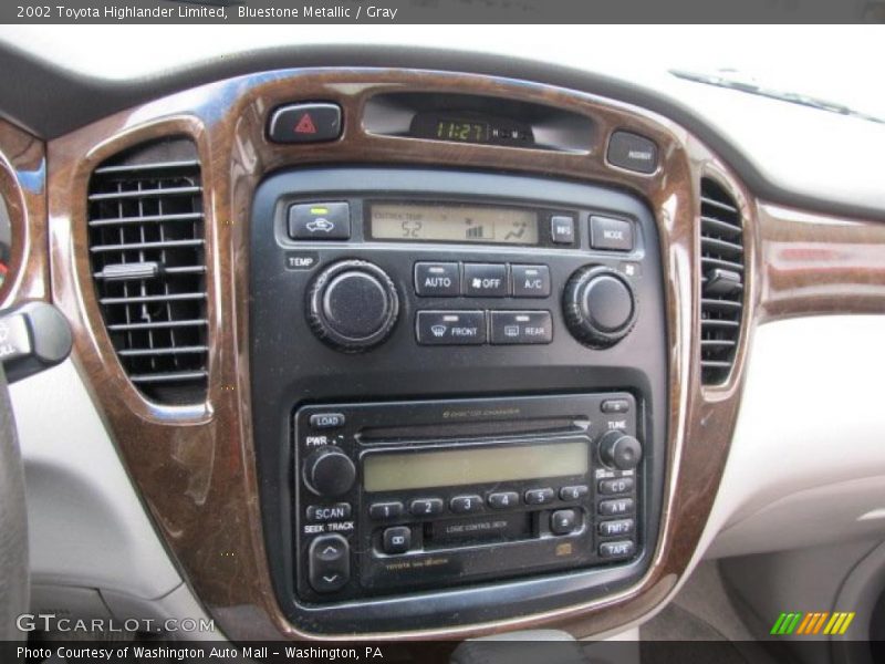 Bluestone Metallic / Gray 2002 Toyota Highlander Limited
