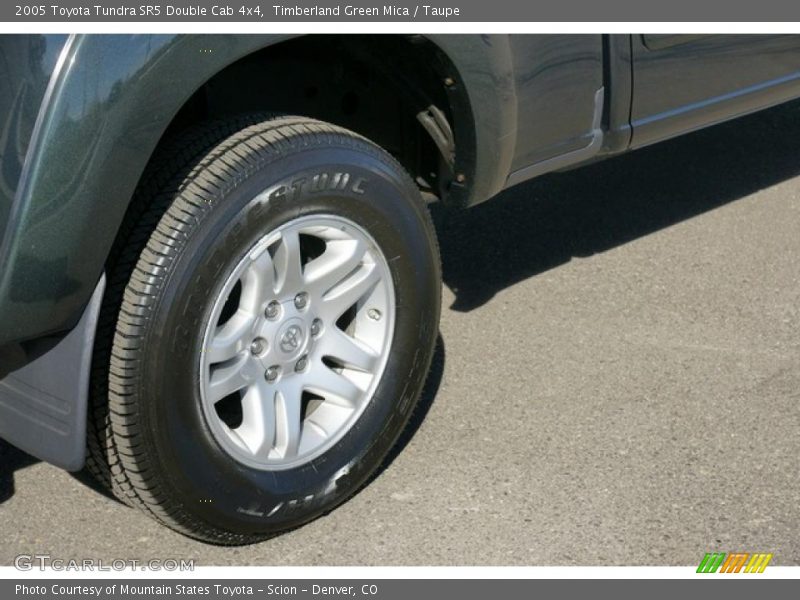Timberland Green Mica / Taupe 2005 Toyota Tundra SR5 Double Cab 4x4