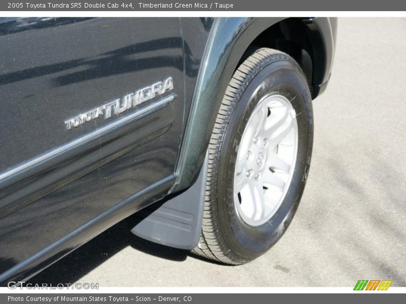 Timberland Green Mica / Taupe 2005 Toyota Tundra SR5 Double Cab 4x4