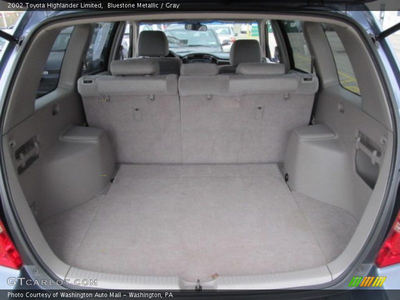 Bluestone Metallic / Gray 2002 Toyota Highlander Limited