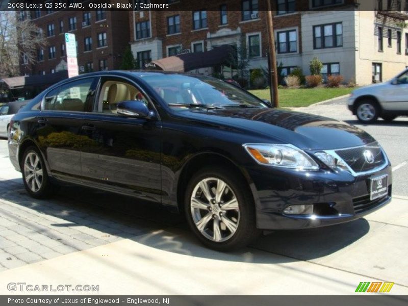 Obsidian Black / Cashmere 2008 Lexus GS 350 AWD