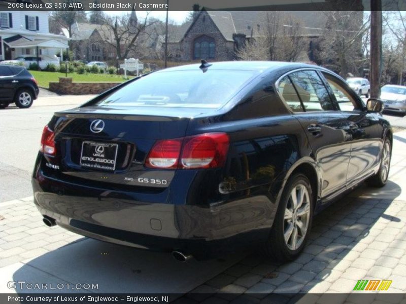Obsidian Black / Cashmere 2008 Lexus GS 350 AWD