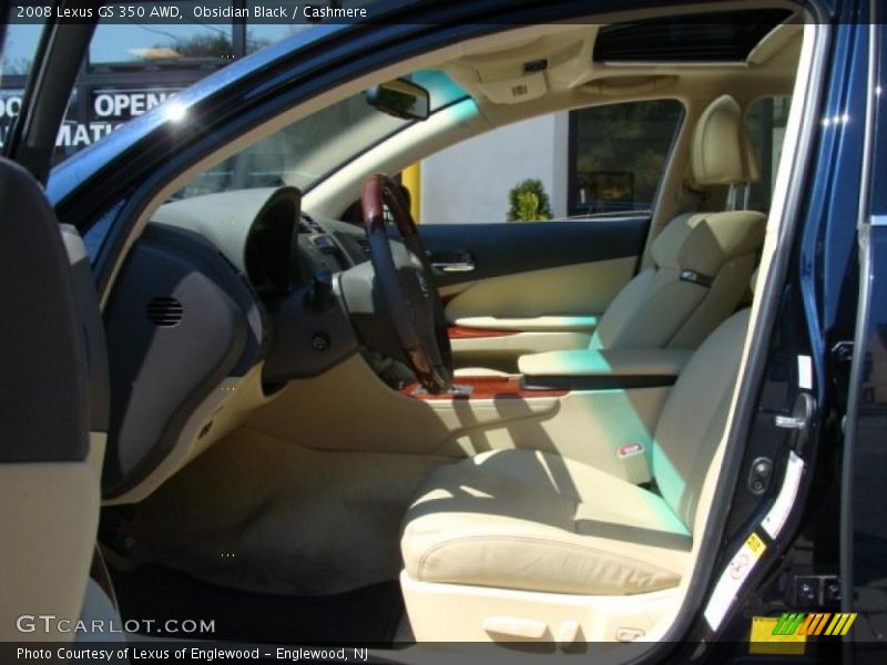 Obsidian Black / Cashmere 2008 Lexus GS 350 AWD