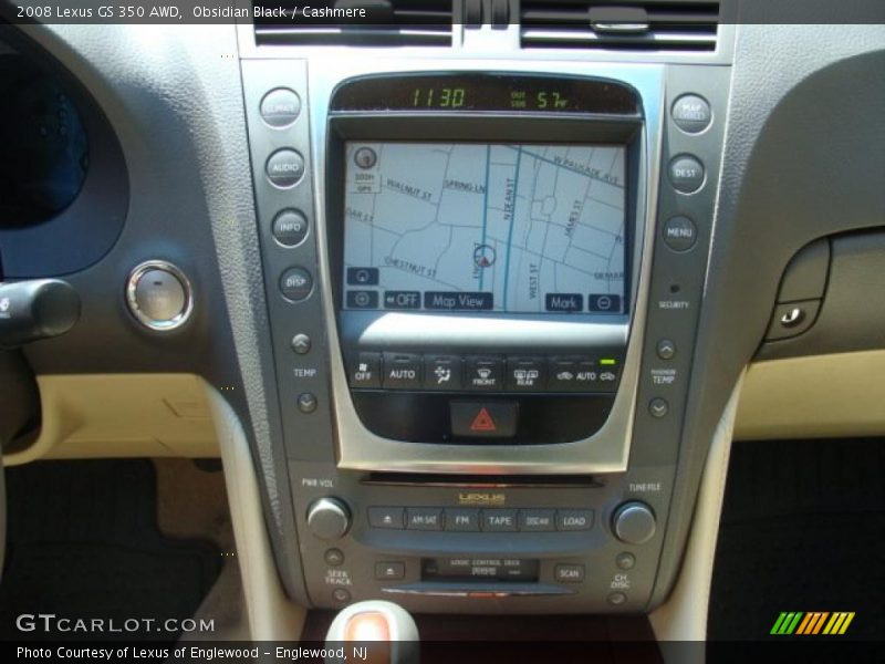 Obsidian Black / Cashmere 2008 Lexus GS 350 AWD