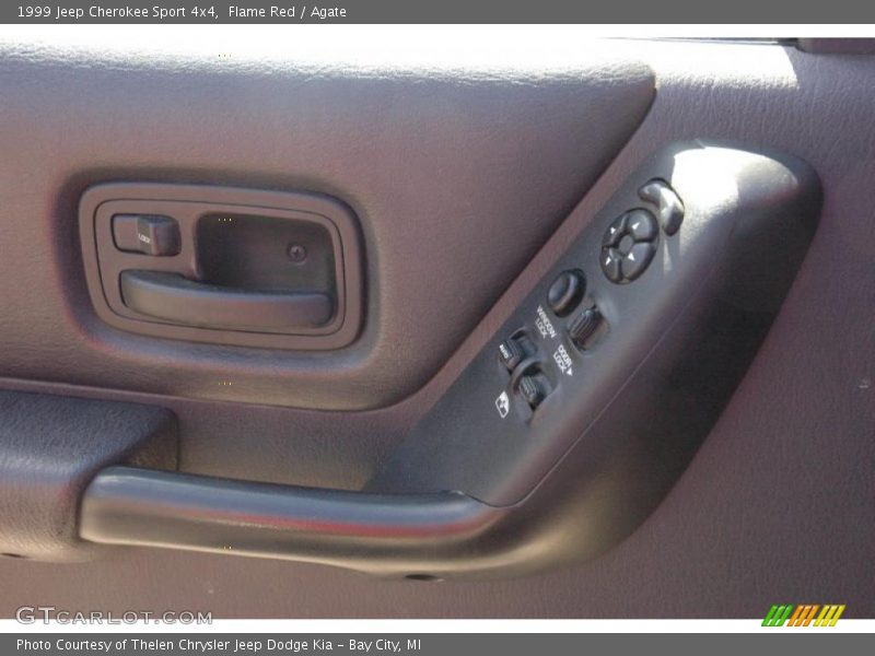 Flame Red / Agate 1999 Jeep Cherokee Sport 4x4