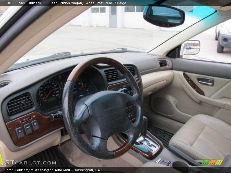  2003 Outback L.L. Bean Edition Wagon Beige Interior