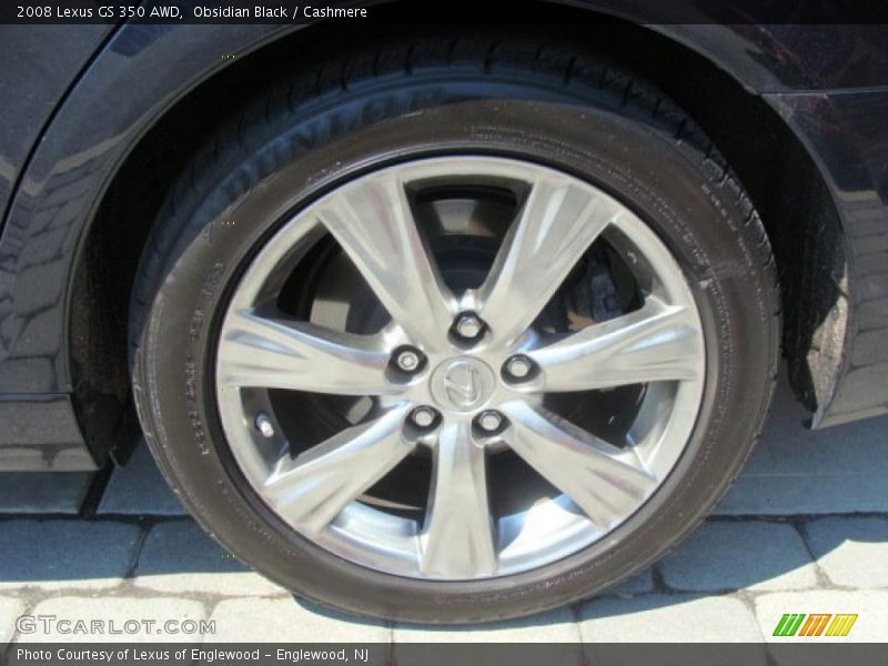 Obsidian Black / Cashmere 2008 Lexus GS 350 AWD