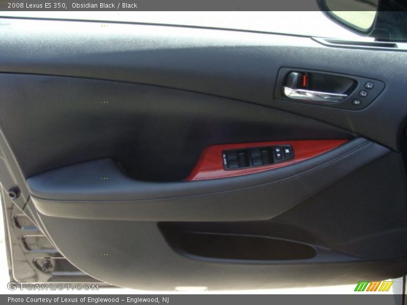 Obsidian Black / Black 2008 Lexus ES 350