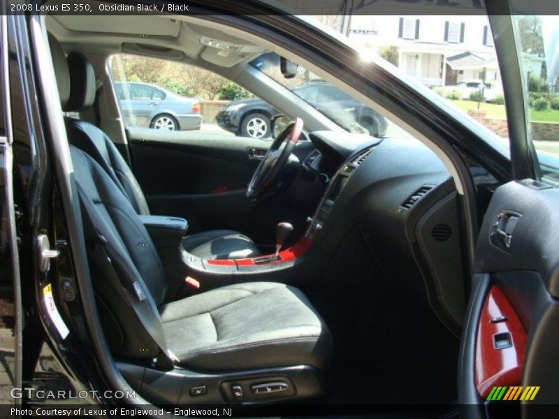 Obsidian Black / Black 2008 Lexus ES 350