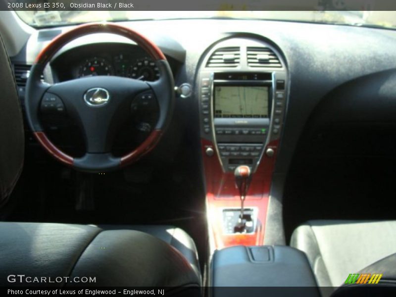 Obsidian Black / Black 2008 Lexus ES 350