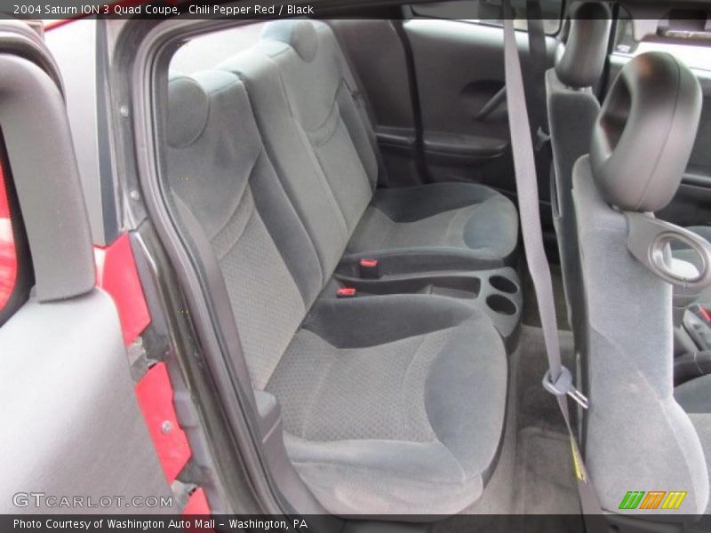  2004 ION 3 Quad Coupe Black Interior