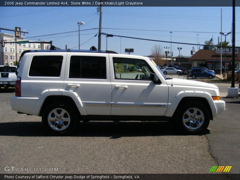 Stone White / Dark Khaki/Light Graystone 2006 Jeep Commander Limited 4x4