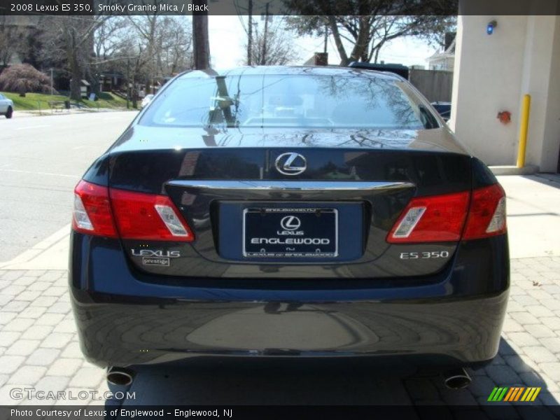 Smoky Granite Mica / Black 2008 Lexus ES 350
