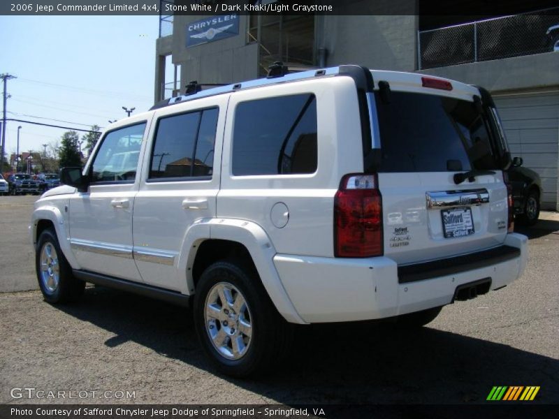 Stone White / Dark Khaki/Light Graystone 2006 Jeep Commander Limited 4x4