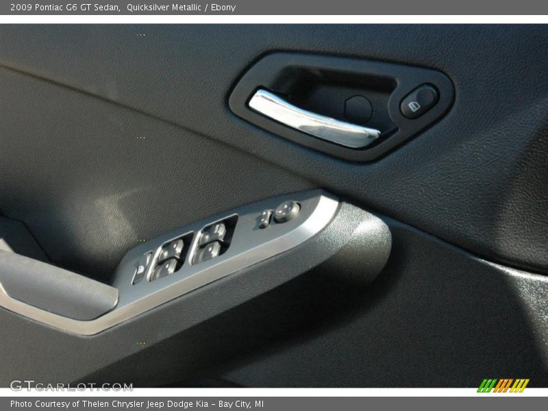 Quicksilver Metallic / Ebony 2009 Pontiac G6 GT Sedan