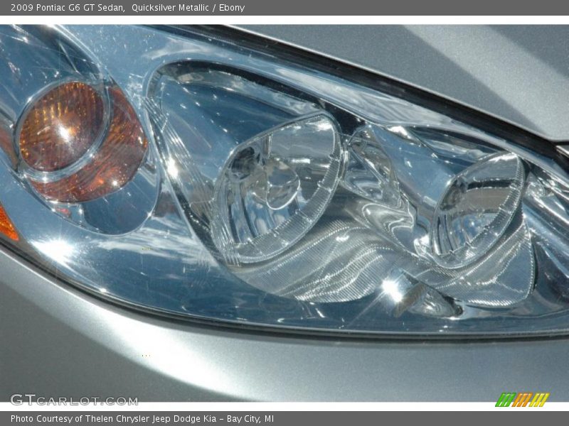 Quicksilver Metallic / Ebony 2009 Pontiac G6 GT Sedan