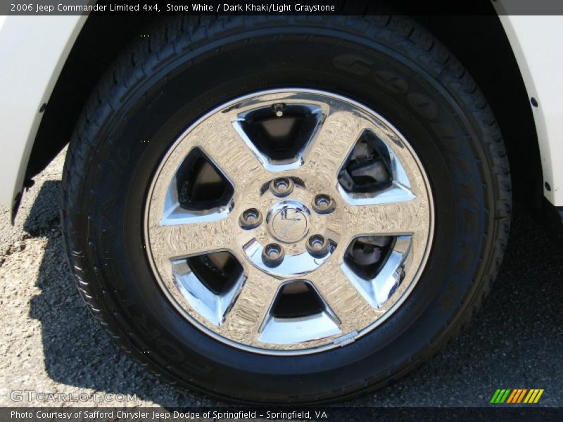Stone White / Dark Khaki/Light Graystone 2006 Jeep Commander Limited 4x4