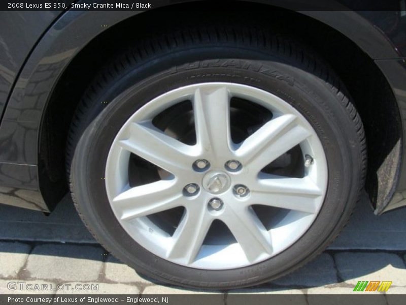 Smoky Granite Mica / Black 2008 Lexus ES 350