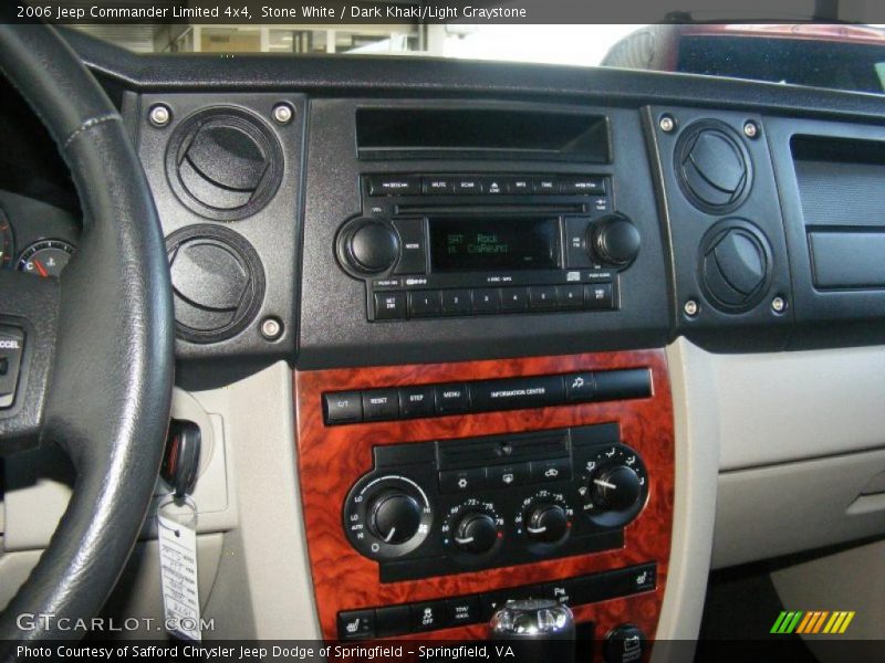 Stone White / Dark Khaki/Light Graystone 2006 Jeep Commander Limited 4x4