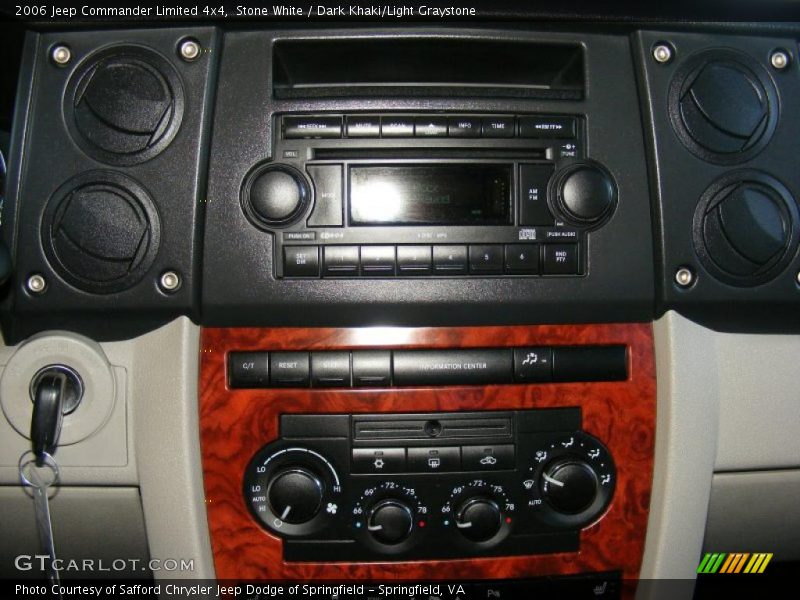 Stone White / Dark Khaki/Light Graystone 2006 Jeep Commander Limited 4x4