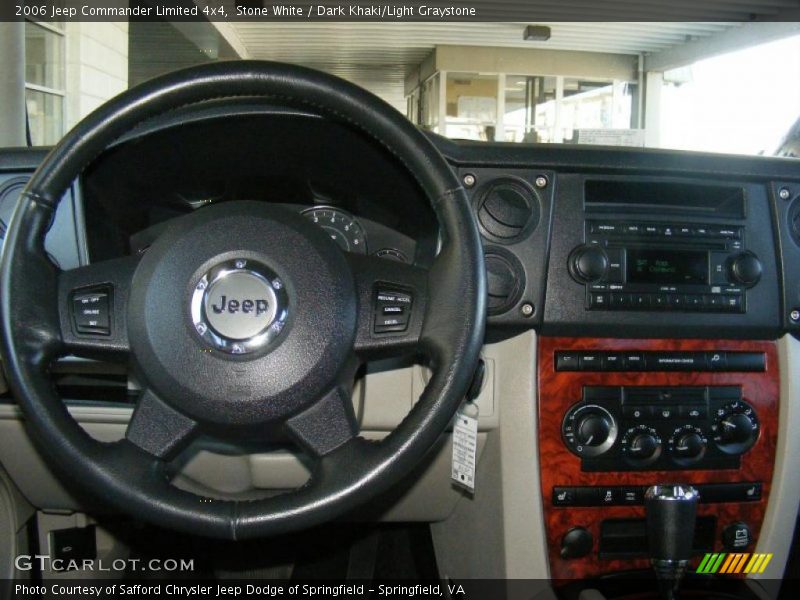 Stone White / Dark Khaki/Light Graystone 2006 Jeep Commander Limited 4x4
