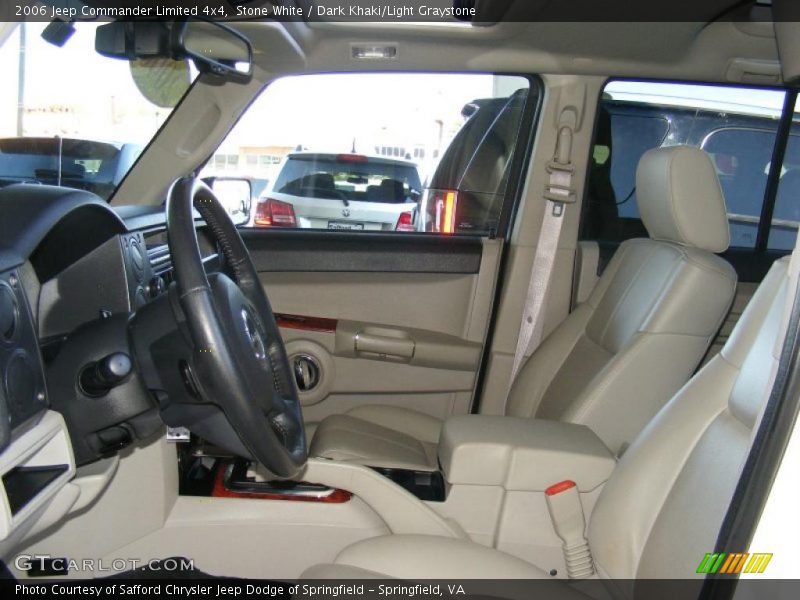 Stone White / Dark Khaki/Light Graystone 2006 Jeep Commander Limited 4x4