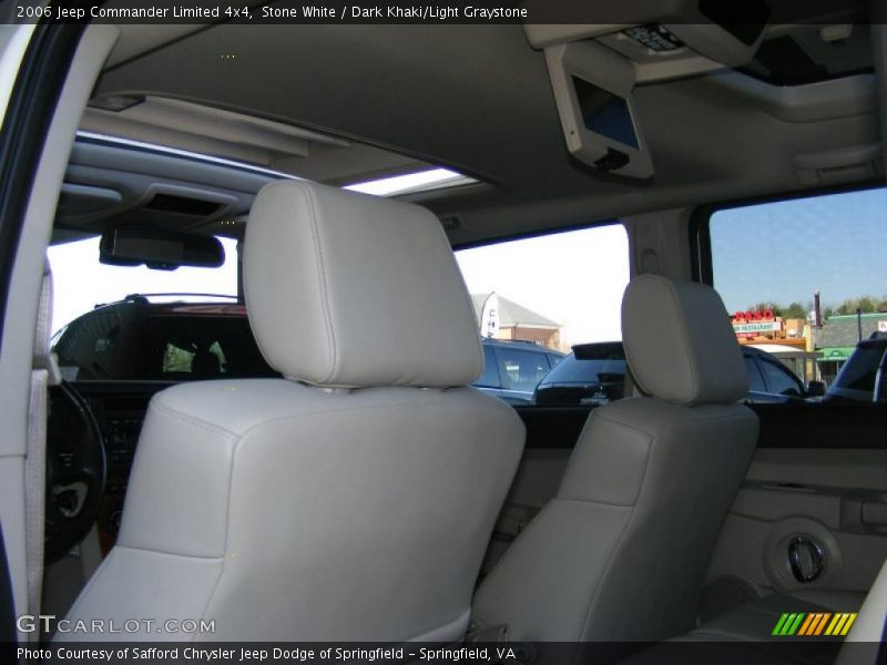 Stone White / Dark Khaki/Light Graystone 2006 Jeep Commander Limited 4x4