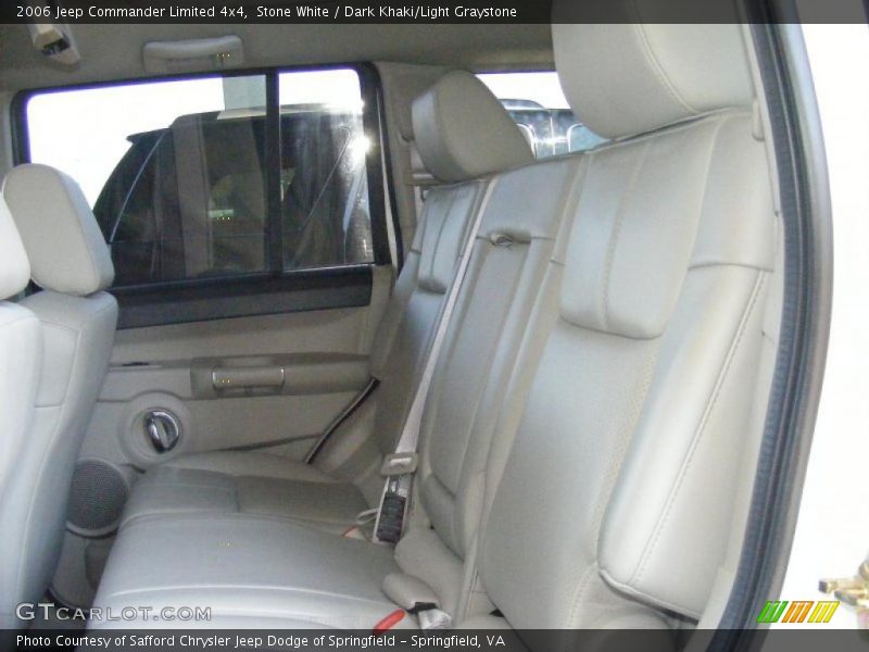 Stone White / Dark Khaki/Light Graystone 2006 Jeep Commander Limited 4x4