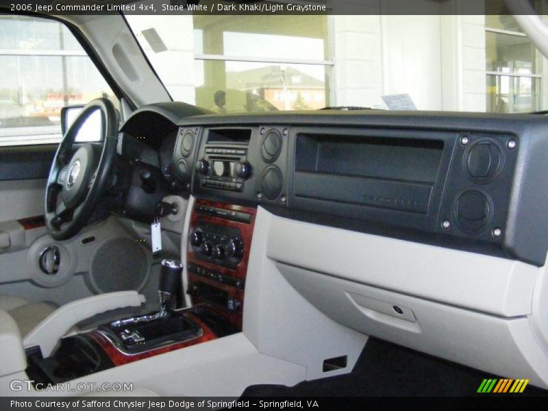 Stone White / Dark Khaki/Light Graystone 2006 Jeep Commander Limited 4x4