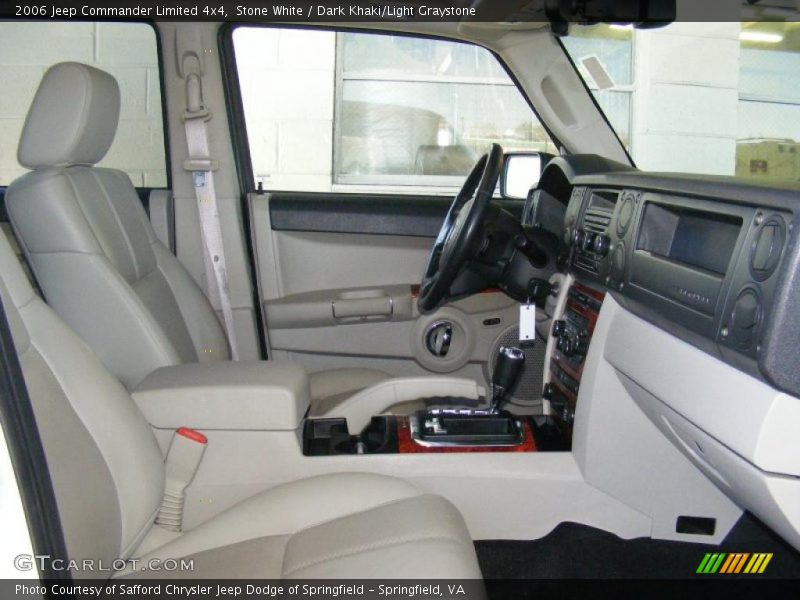 Stone White / Dark Khaki/Light Graystone 2006 Jeep Commander Limited 4x4